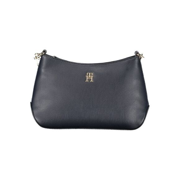 Tommy Hilfiger Blue Polyester Women Shoulder Women's Bag